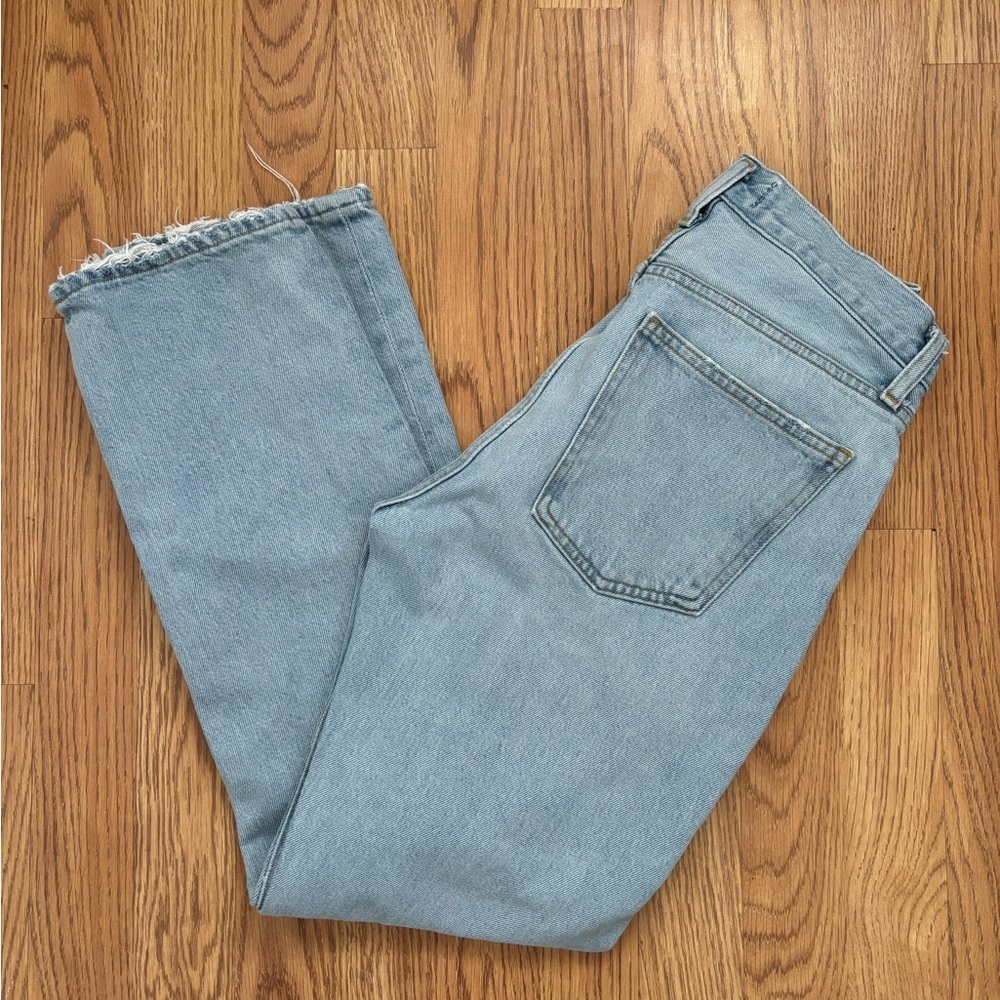 Agolde Light Blue Straight Leg Jeans